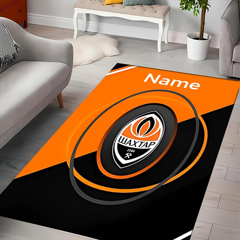 Custom Personalization FC Shakhtar Donetsk Area Rug - Perfect For Kitchen, Bathroom,Laundry Room Decor Large Size Available,Gift All Seasons