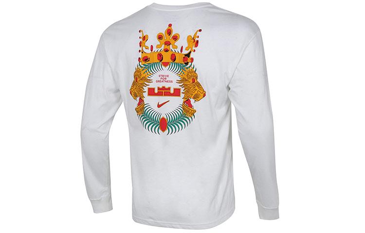 

Nike T Shirts Men s White Crew Neck Moderate Straight Fit DM2465-100 XXL