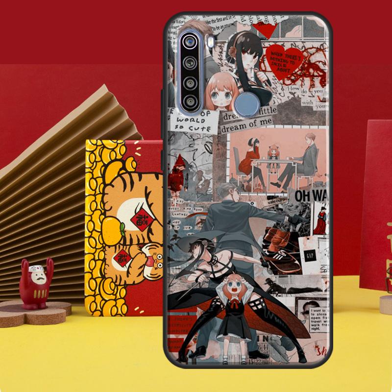 Spy X Family Anime Manga pouzdro pro Xiaomi Redmi Note 9 Pro Note 10 Pro Note 11 Pro 8T 9S 10S 9A 9T 9C Cover Coque