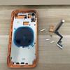 Full Assemble Titanium Flat Diy Housing for Iphone Xr To 17 Pro Xr Chassis Convert To Shiny 17 Pro Xr Like 17 Pro Backshell Kit