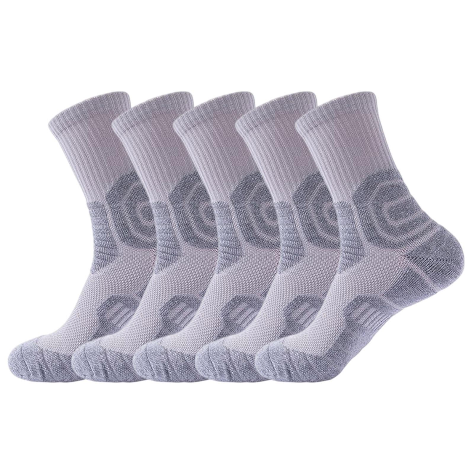 

High Quality Basketball Socks Men Elite Non-slip Thicken Cotton Towel Bottom Outdoor Sports Cycling Running Basketball Socks One Size серый