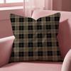 Checkered Pattern Cushion Cover MultiScene Pillow Cover for Home  Car  Reversible Soft  Durable for Daily Use