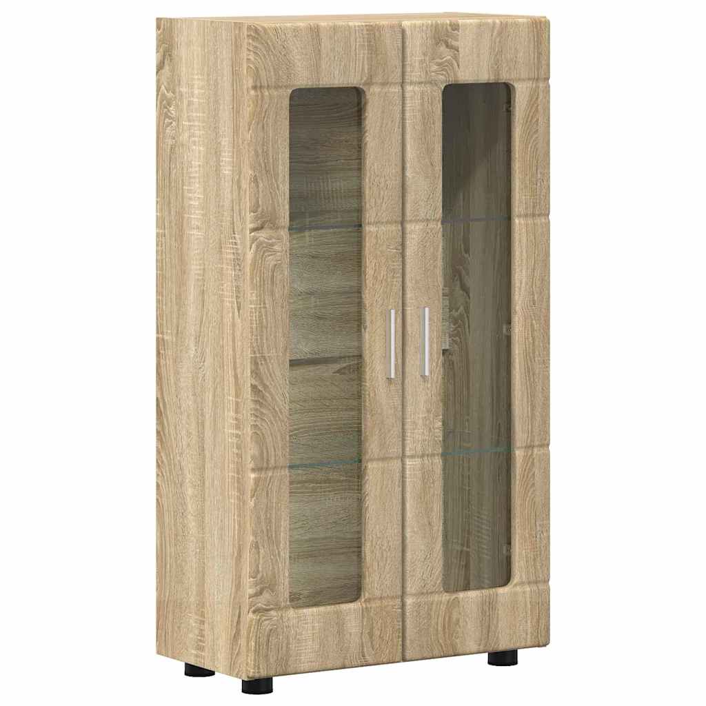 TV Cabinet Set with Shelf FLORIN 3 pcs Sonoma Oak Particleboard