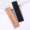 Schwarze Kraftpapier Stift Hülle mit bedruckbarem Logo - Einzelner Stift Schreibwaren Box mit Fenster