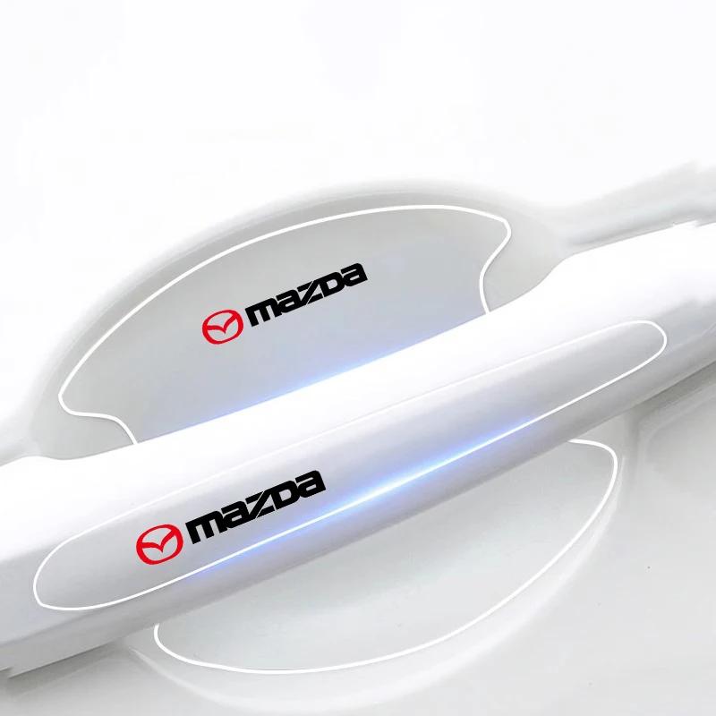 8Pcs Silicone Door Corner Bumper Guard Protector for Mazda CX5 CX30 Axela Atenza 3 6 CX7 CX9 323 MX5 Shockproof Car Accessories