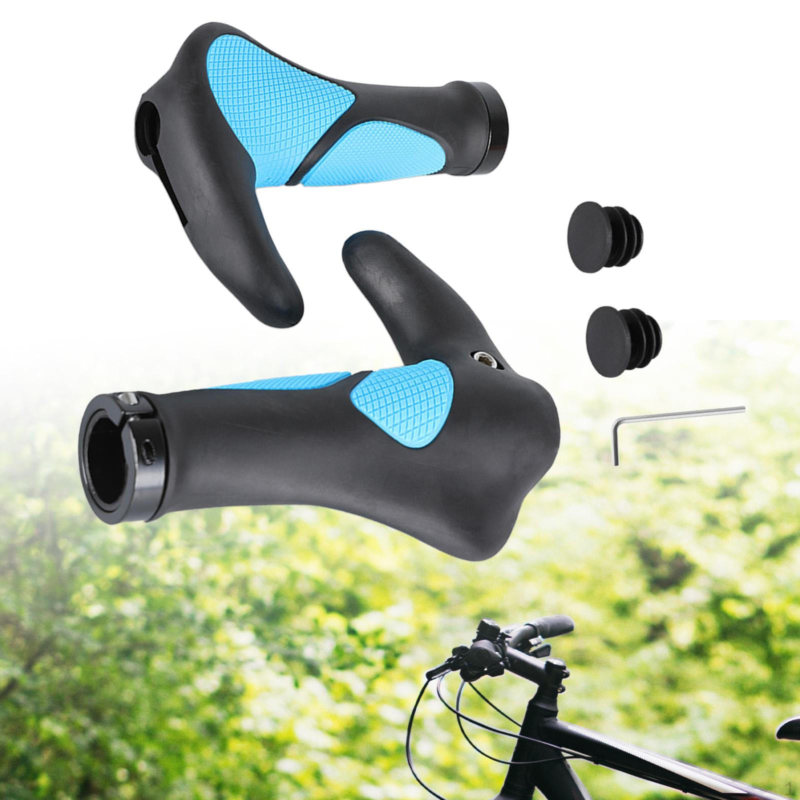 

1 пара ручек для руля шоссейного велосипеда, противоскользящие ручки для замены велосипеда синий