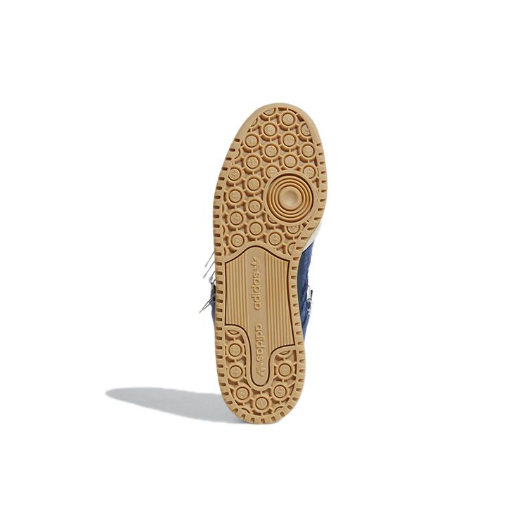 Adidas Originals Forum 84 Trendy Versatile Durable Low-Top Skate Shoes Unisex Sneakers Denim-Blue GW0298