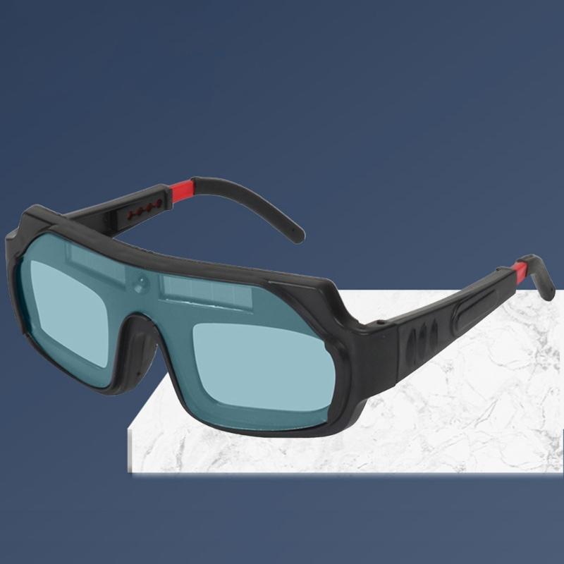 Automatisch abdunkelnde Solar-Schweißbrille für Metallbearbeitung Schützend mit Bändern Geeignet für Innen- und Außengebrauch