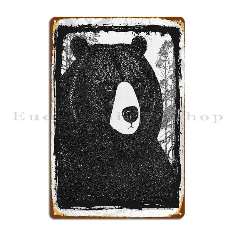 Bear And Bears Metal Sign Design Plaques Wall Mural Designer Create Tin Sign Poster 20x30cm(7.8x11.8inch)