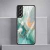 Luxus-Cool-Glashülle mit Marmormuster für Samsung Galaxy S22 S20 FE S21 Plus Telefonabdeckung S10 5G S9 Note 20 Ultra 10 Lite Shell
