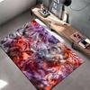 Colorful Gradient Leaf Pattern Carpet for Living Room or Bedroom Decor Suitable for Use As an Anti-slip for Living Room Bedroom Sofas