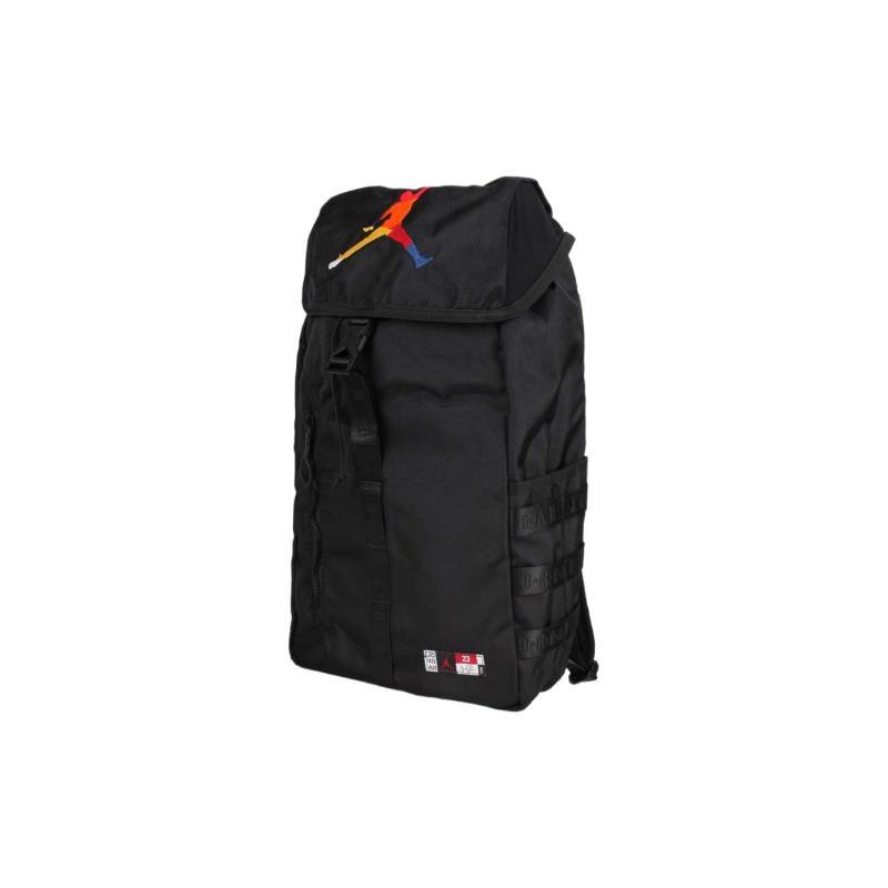 Jordan Polyester Basketball Bag, Laptop Bag, Backpack Regular Unisex Black Jordan 9A0254-K5T