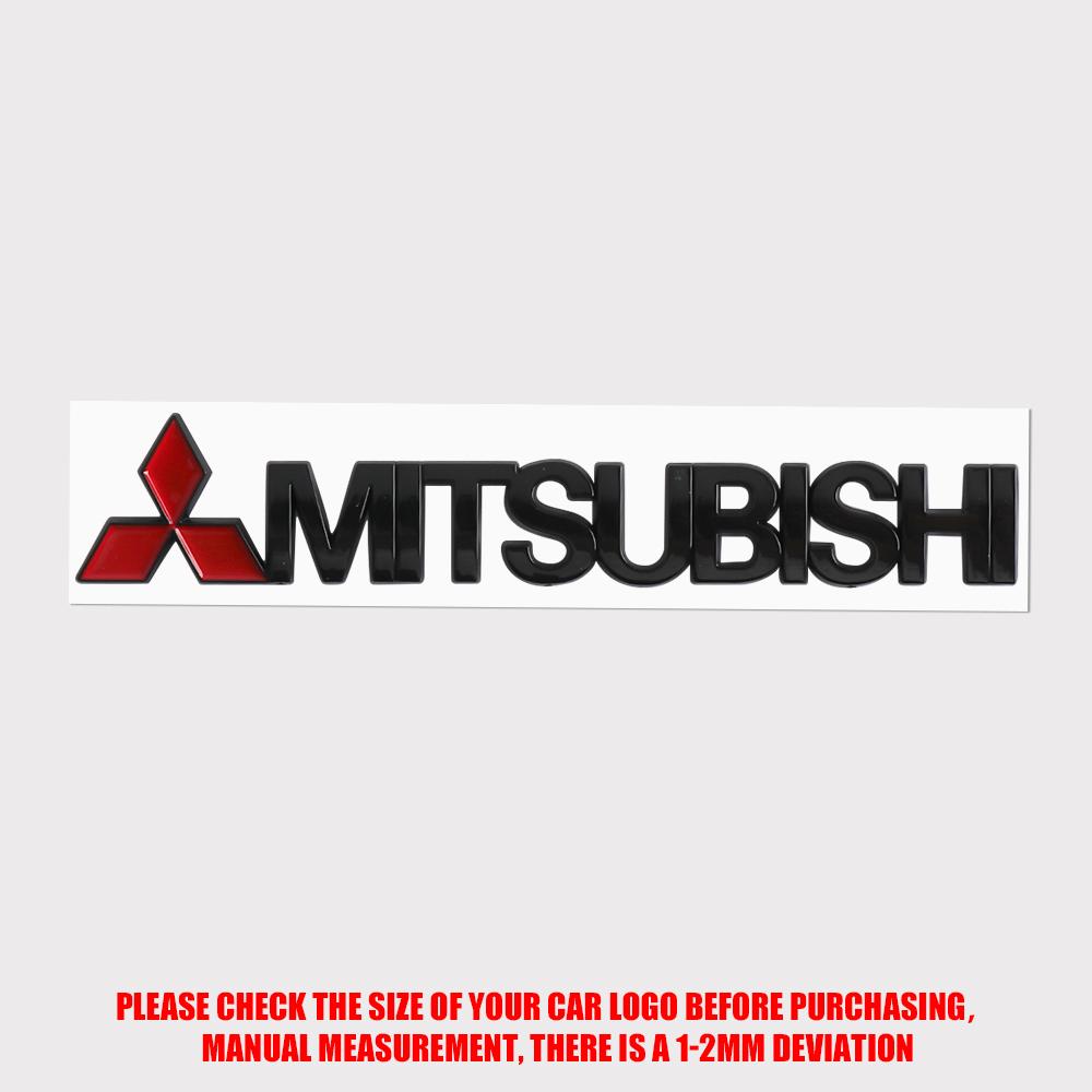 Auto Dekor Aufkleber Hinterer Stoßfänger Emblem Kofferraum Logo Aufkleber Für Mitsubishi Ralliart Lancer Colt Outlander ASX Pajero EX LANCER Cross