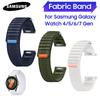 Original Samsung Galaxy Watch 4 4 Classic 5 5 Pro 6 6 Classic 7 Fabric Band S/M M/L Samsung Smartwatch Bands S/M M/L