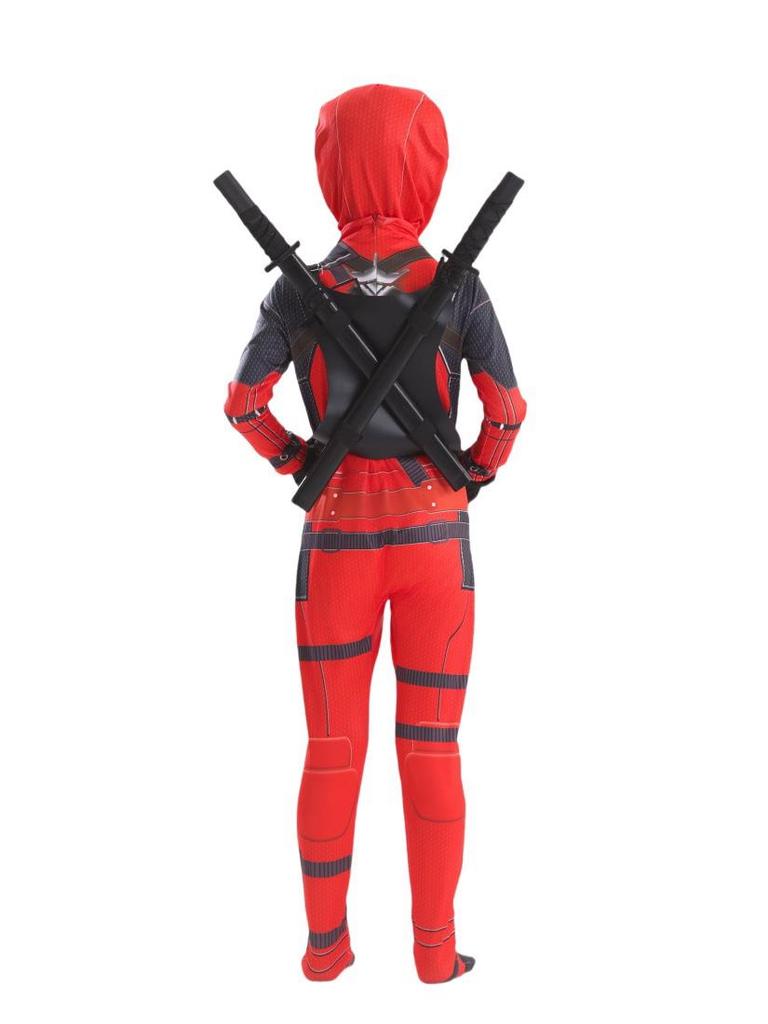 Deadpool Einteiler Bodysuit Kostüm für Kinder & Erwachsene - Halloween Cosplay Outfit
