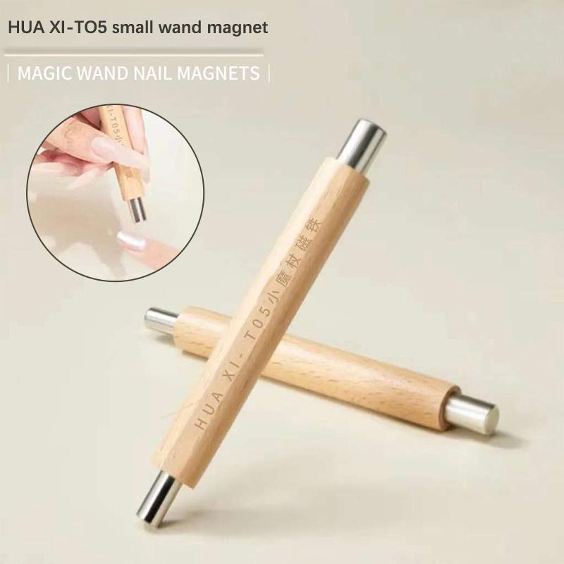 Nail Art Magnetic Pen 3D Cat Eye Painting Nails Art Design Dual-Ended Magnet Wand Gel Polish Magic For Christmas Manicure