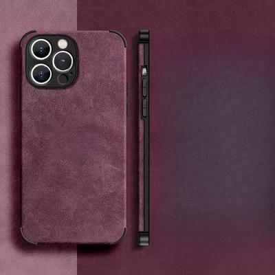Businessfreundliche IPhone14promax Handyhülle, Apple 13 Sturzsicher 12 Vollabdeckung 11xr Hülle und Lederhülle