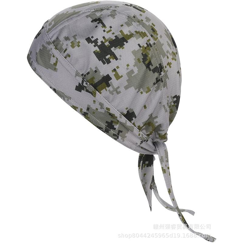 Men's Bandana Summer Cycling Bandana Bicycle Hat Head Wrap Anti Sweat UV Sport Headband Breathable for Men Women Sports Cap