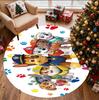 PAW Patrol Pattern Round Rug, Indoor/Outdoor Mat, for Picnic, Gameroom, Bedroom, Office, Living Room, Home Decor Carpet, Birthday Gift