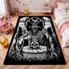 Five Elements Pentacle Double Moons Rectangular Rug Soft Texture Nonslip Carpet For Kids Bedroom Play Area Home Party Decor Holiday Gift