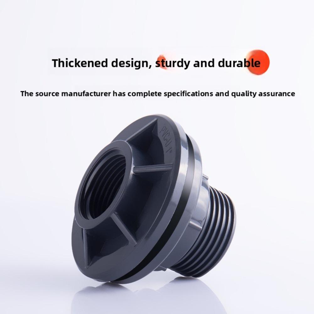 PVC Water Tank Connector Tower Interface Bucket Fish Internal External Thread Plastic Connection Accessories 1/2