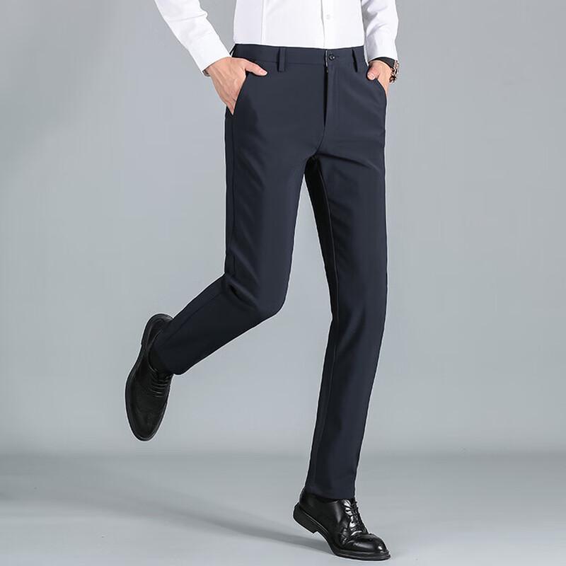Firstview Men's Business Casual Suit Trousers