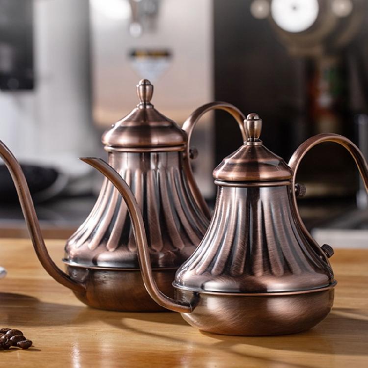 Drip Over Coffee Kettle Gooseneck Stainless Steel Material for Home Use