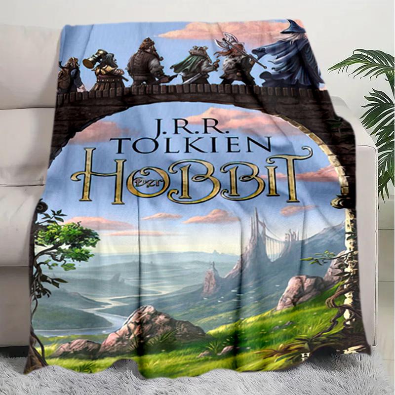1PC The Lord of the Rings blanket, all-season lightweight home office outdoor nap multifunctional blanket, Christmas gifts
