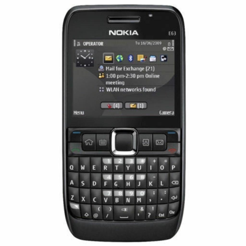 Refurbished Nokia E63 Unlocked QWERTY 3G WIFI Bluetooth FM Radio Original Mobile Phones