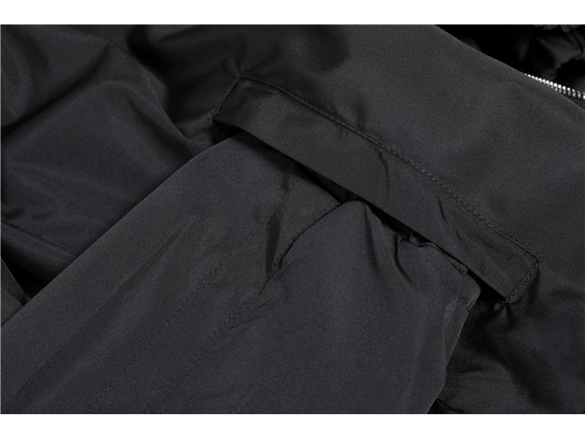 Pánská černá bunda Philipp Plein s kapucí - Podzimní/Zimní kolekce