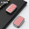 TPU skórzana obudowa kluczyka do samochodu uchwyt do Land Rovera A9 Range Rover Sport Evoque Freelander 2 Velar Jaguar XE XJ XJL XF E-PACE