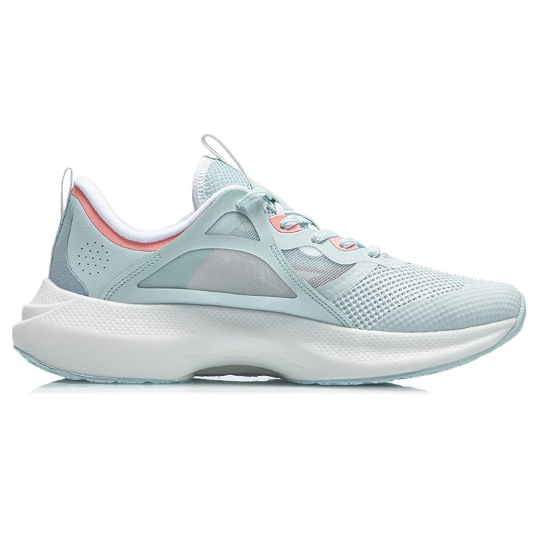 Li-Ning Comet Wan Blue Fluorescent Orange Women Sneakers AGLR044-2