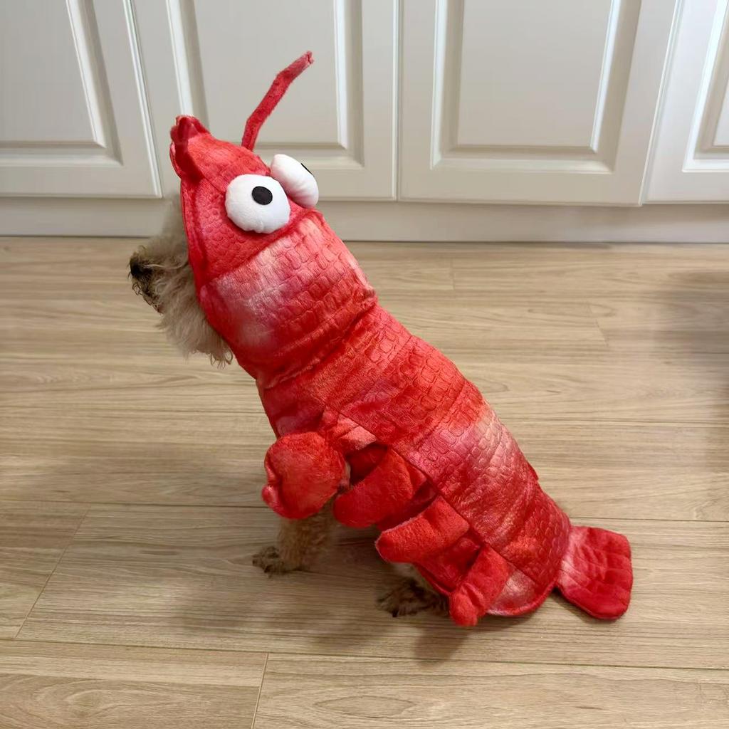 Crayfish Pet Clothes Halloween Funny Cats and Dogs Costumes Large Medium Small Dog Clothes Pet Supplies