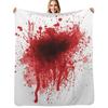 Blood Throw Blanket Cozy Home Blanket Gift for Christmas Holiday