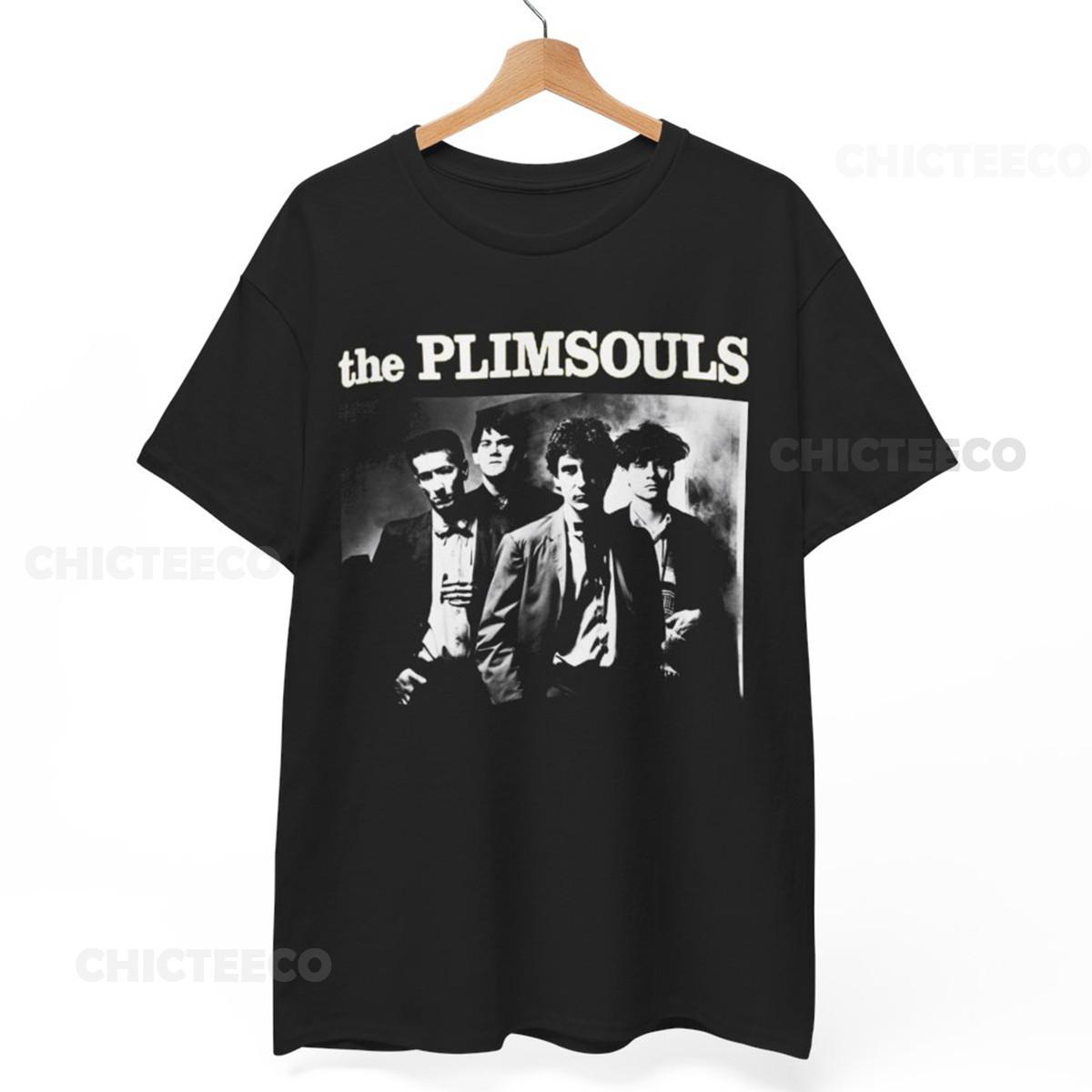 

26 The Plimsouls T-Shirt - Screen Print Short Sleeve | Unisex Band Tee Unisex T-Shirt XXL