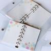 Flower Inner Refill Spiral Binder Paper 40Sheet Notebook Index Inside Page  Students