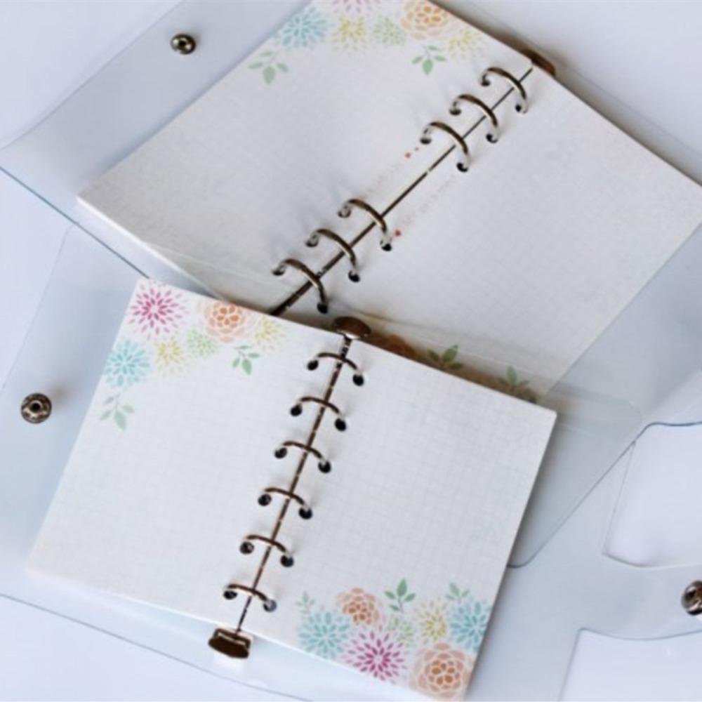 Flower Inner Refill Spiral Binder Paper 40Sheet Notebook Index Inside Page Students