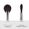 Ebony Wood Animal Hair 40-Piece Makeup Brush Set for Eyeshadow and Blush