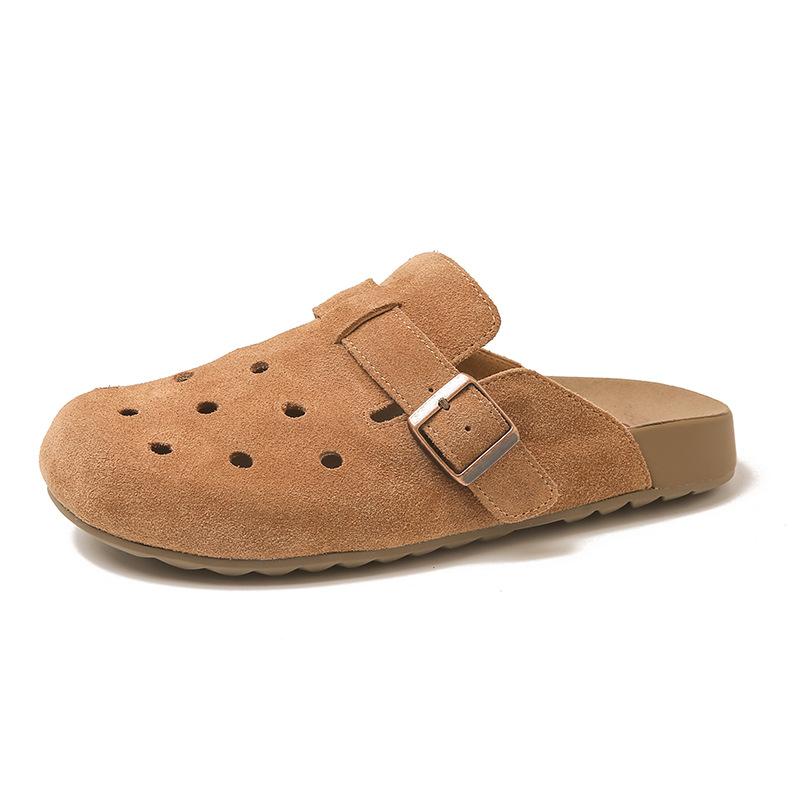 Modische Crestar Classic Clogs Hausschuhe für Damen Modische Atmungsaktive Pantoletten mit Fußgewölbestütze Neue Lässige Outdoor-Strandschuhe