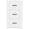 819420 vidaXL White Buffet 40x33x70 Cm Engineered Wood