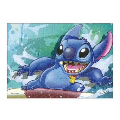 Tenyo [Vyrobeno v Japonsku] 266dílné puzzle Gyutto Series Lilo & Stitch Surf Rider Stitch Stained Art (18,2 x 25,7 cm) DSG-266-979 se servisní kartou