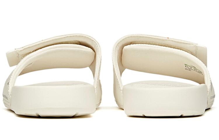 Women's Slippers SNOOPY X Anta Life Collection Comfortable Quiet Slide Slippers Women's White Yellow