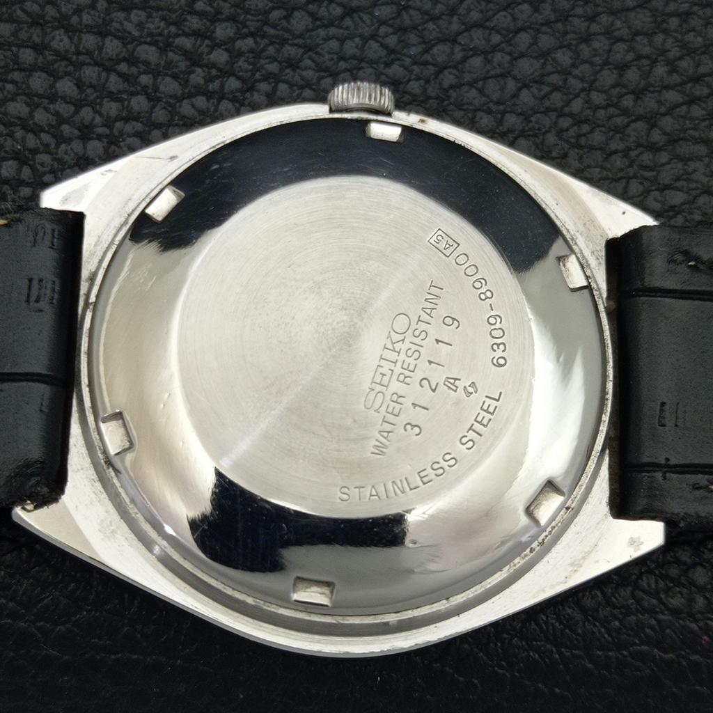 SEIKO 5 AUTOMATIC JAPAN VINTAGE 6319A MENS GREEN COLOR DIAL WATCH a702515-1 R126-a702515