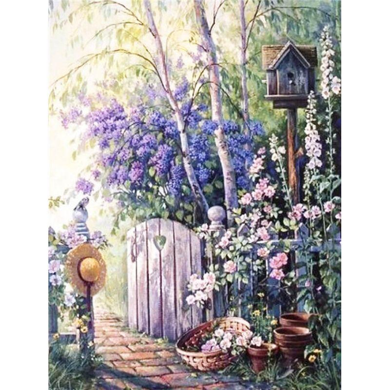 

Новое поступление алмазная живопись цветок комплект алмазная мозаика Алмазная вышивка полная круглая дрель искусство украшение дома Full Round 20x25CM