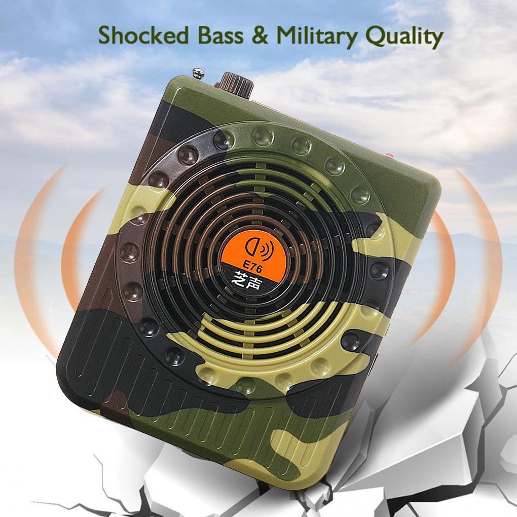 Universal Outdoor Hunting Sound Amplifiers Bird Calling Speaker Portable Rechargeable Remote Control Amplifier Sound Devices