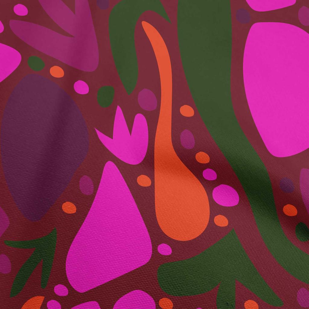 oneOone Țesătură Verde Cotton Flex cu Model Geometric Abstract Floral Pentru Cusut Țesătură Imprimată pentru Artizanat La Metru 40 Inch