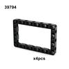64178 64179 39794 39790 67491 Liftarm Modified Frame Thick Open Center Buildings Blocks Compatible High-Tech Gift DIY MOC
