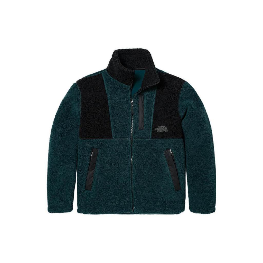 The North Face Velvet Jackets Men's Green Lapel Moderate NF0A7QT1-EK2
