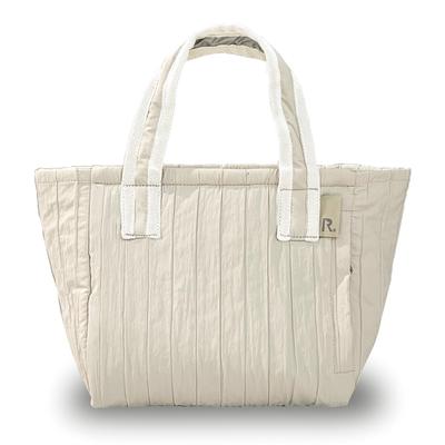 6423 Schöne, einfache Kühltasche, kleine Tragetasche, PT Thermo Keeper [Rootote], Steppung für Damen, A (01 Elfenbein)