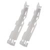 2 Pcs Wheel Alignment Tool Plate with 2 Tape Measures Heavy Duty Stainless Steel Toe Alignment Tool Plate for Automotive